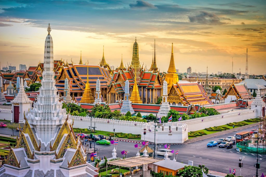 Bangkok vue temples